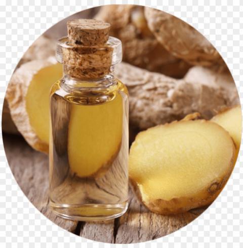 inger oil - ginger essential oil Transparent PNG Isolated Item with Detail