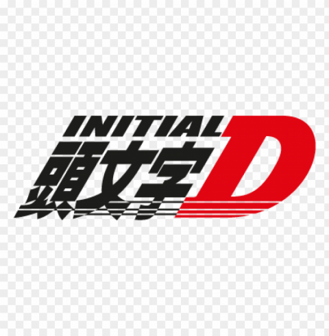 initial d vector logo free download Transparent PNG Isolated Graphic Element