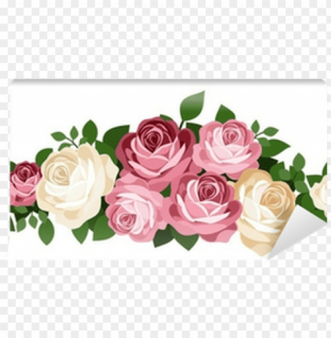 ink and white roses - free vector flowers bunch PNG images with alpha channel selection
