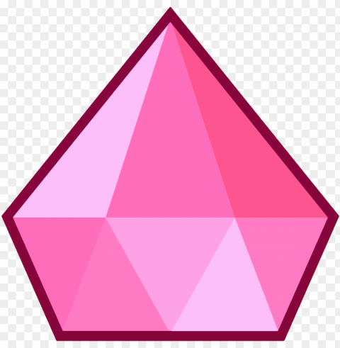 ink diamond gemstone - steven universe pink diamond gem ClearCut Background PNG Isolation PNG transparent with Clear Background ID eb3a15d7