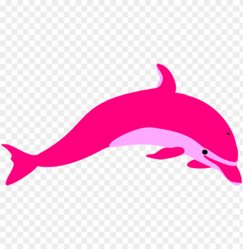 ink dolphin clip - pink dolphin cartoon dolphi PNG with transparent background free