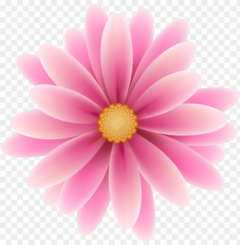 ink flower clip art image - pink flower clipart PNG with transparent overlay