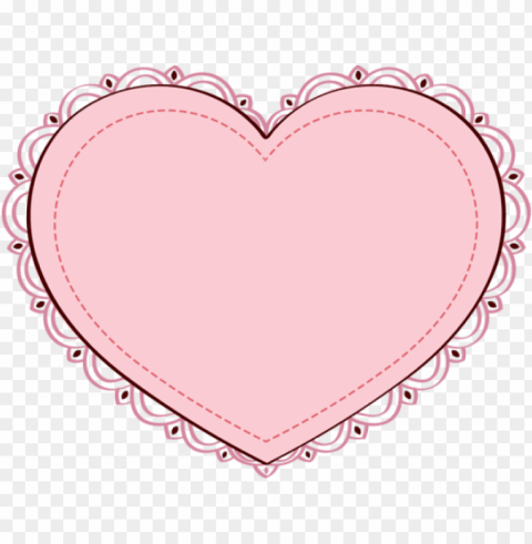 ink-heart - pink heart clipart Clean Background Isolated PNG Graphic