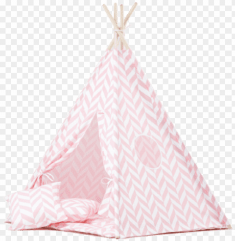 ink herringbone teepee set - kinder tipi zelt Transparent PNG Isolated Item with Detail PNG transparent with Clear Background ID b890277a