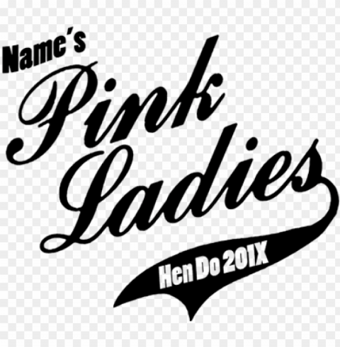 ink ladies logo - pink ladies logo grease PNG format