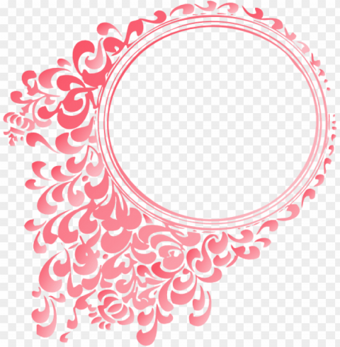 ink linear gradient round border clip art - circle design clipart PNG transparency images