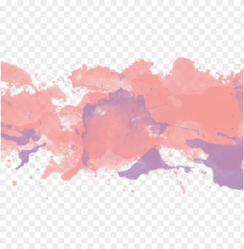 ink paint splash k - pastel watercolor splash Isolated Design Element in Transparent PNG