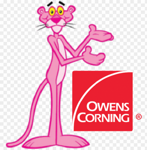 ink panther owens corning roof shingles insulation - owens corning pink panther PNG files with clear background bulk download