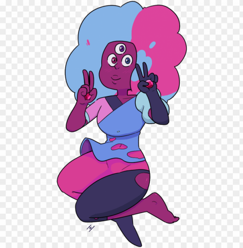 ink purple vertebrate fictional character violet cartoon - garnet steven universe Transparent PNG images complete package