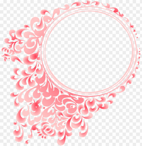 ink radial gradient circle border clip art at clker - flower circle border PNG images with alpha transparency selection