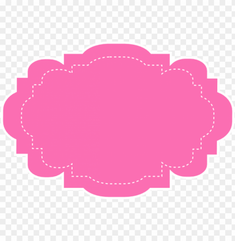 Ink Shape K Clip Art At Clker - Frame Pink Vector PNG For Use