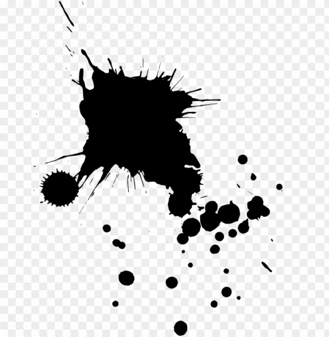 ink splash PNG Image with Clear Background Isolated
