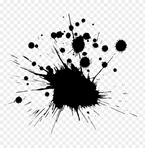 Ink Splash PNG Image With Isolated Element