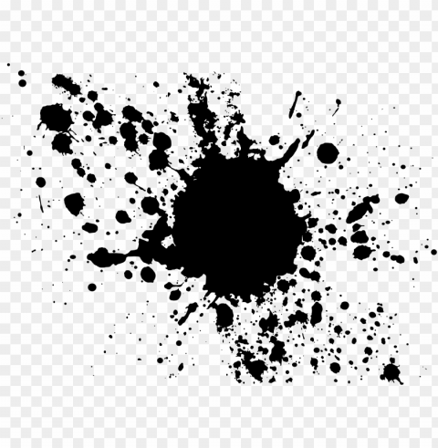 ink splash PNG Image with Isolated Graphic