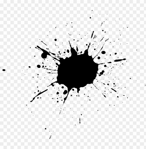 ink splash PNG Image with Isolated Icon