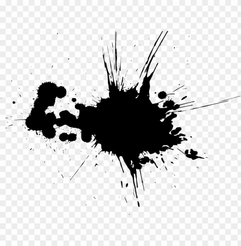 ink splash PNG Image with Transparent Isolated Graphic
