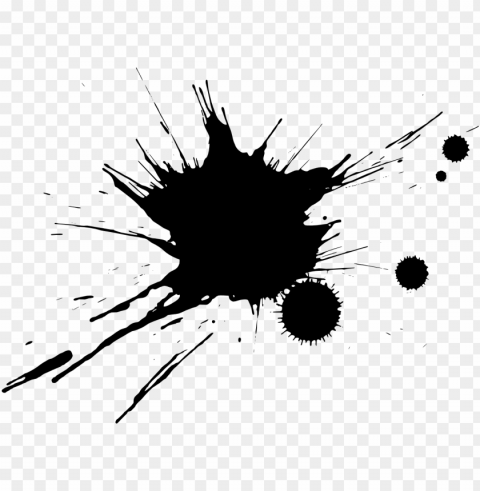 ink splash PNG Image with Transparent Isolated Graphic Element