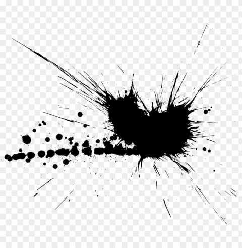 ink splash Clear Background Isolated PNG Icon
