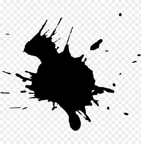ink splash Clear Background PNG Isolated Illustration