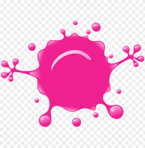 ink splat - color spot Transparent Background PNG Isolated Icon