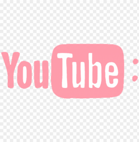 ink youtube logo by fluttershy - youtube logo pink PNG for overlays