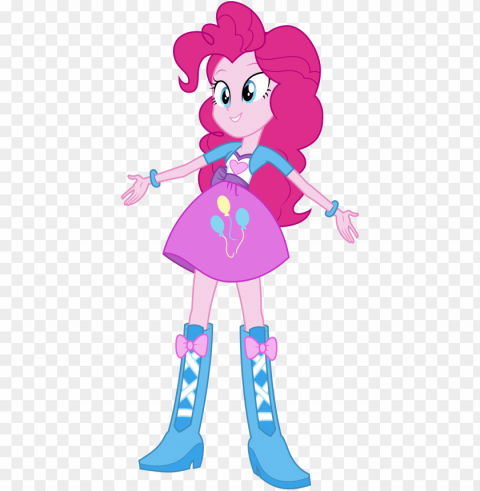 inkie pie - my little pony pinkie pie equestria girl Isolated Icon on Transparent Background PNG