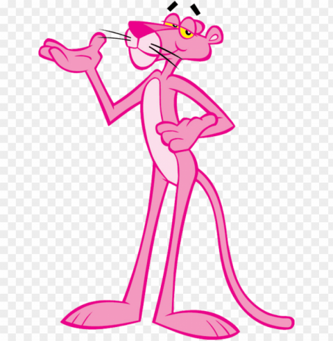 Inky - Pink Panther Transparent PNG Image Isolation