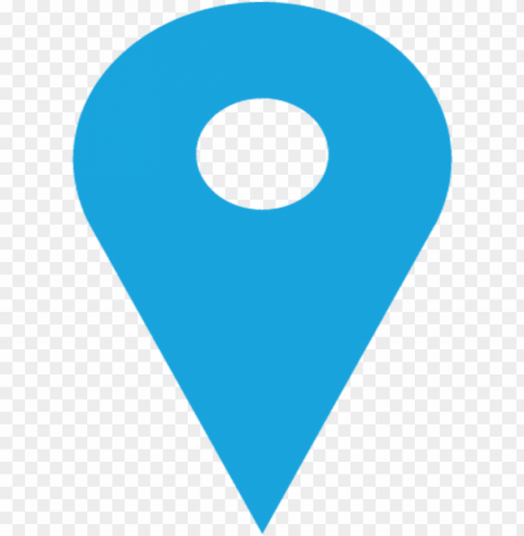 inpoint and locate - blue location pin PNG graphics with transparent backdrop