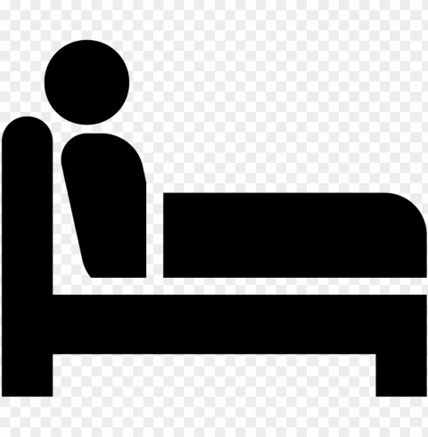insomnia filled icon - bed PNG Image with Transparent Background Isolation