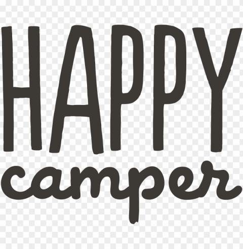 instagram - happy camper logo Clear Background Isolated PNG Object