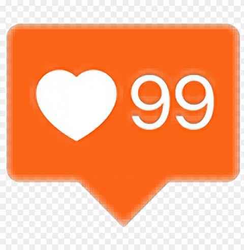 instagram insta heart like notification 1 socialmedia - instagram heart like PNG for use