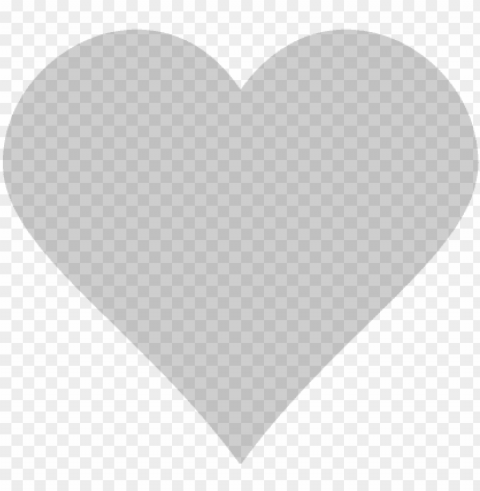 instagram like button - grey heart Clean Background Isolated PNG Image