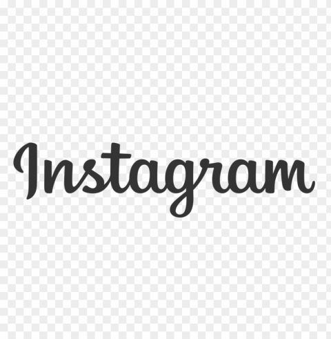 instagram text logo PNG images for personal projects