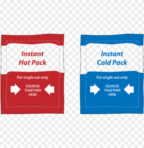 instant hot and cold packs generate or absorb heat - hot pack chemical equatio PNG Image with Isolated Graphic