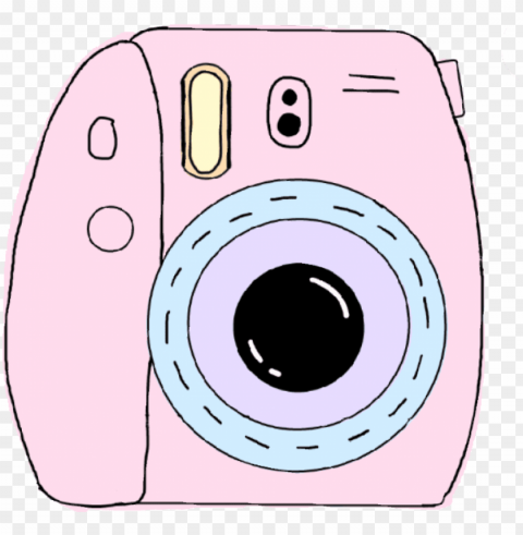 #instax #pink #camera #photography #tumblrarts #peace - polaroid camera Free PNG download