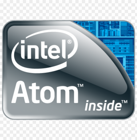 intel atom logo vector free download Transparent PNG picture