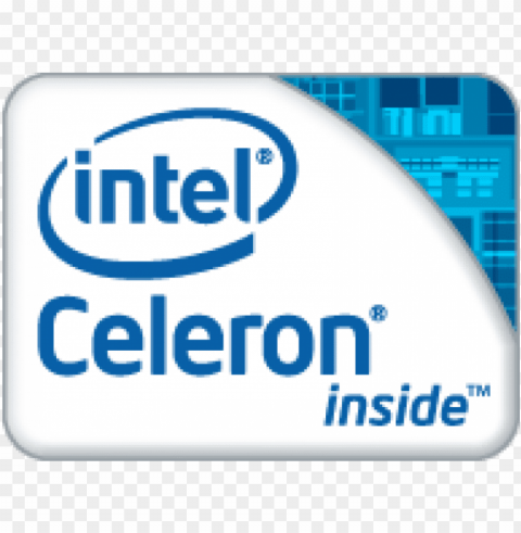 intel celeron processor n3050 d- - intel celeron m logo ClearCut Background Isolated PNG Design