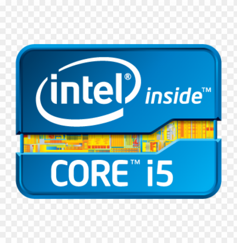 intel core i5 logo vector free PNG files with alpha channel assortment