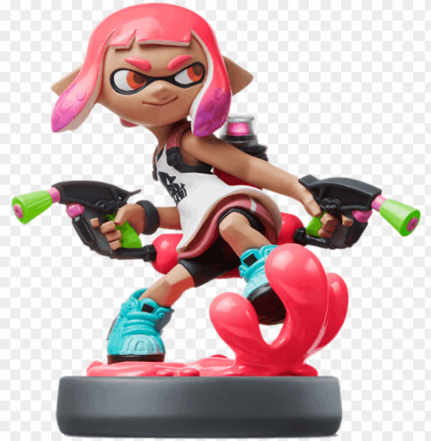 intendo amiibo - inkling splatoon 2 amiibo Transparent PNG Isolated Object Design PNG transparent with Clear Background ID ef47c69c