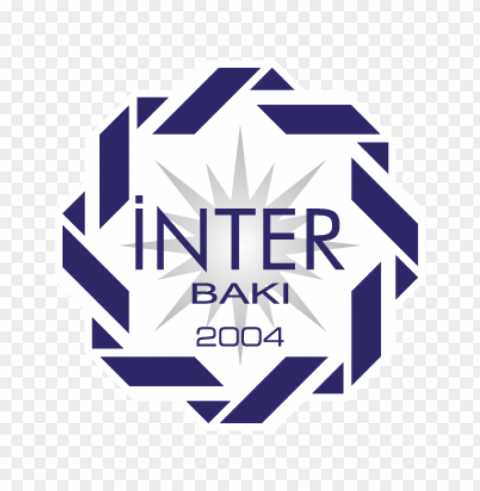 inter baki fk vector logo PNG isolated