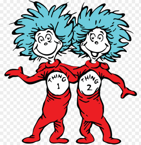 interested in joining the ls musical this year want - dr seuss thing 1 and thing 2 Transparent PNG graphics variety