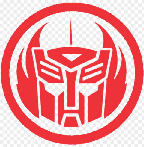 interesting way of making an autobot and jedi symbol - joker sticker for bike Transparent Background PNG Isolated Graphic