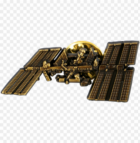 international space station pin - international space statio Isolated Artwork on Transparent Background