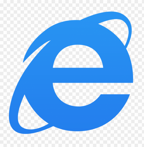 internet explorer logo transparent Clean Background Isolated PNG Character