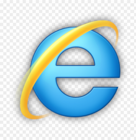 internet explorer logo wihout Clean Background Isolated PNG Illustration