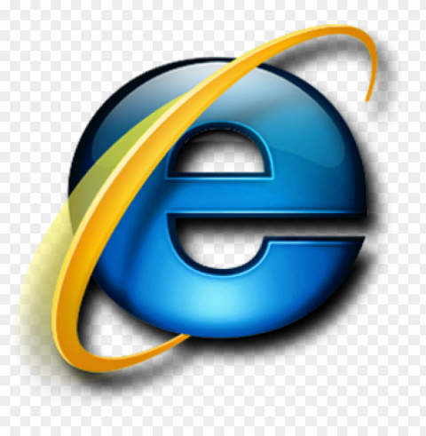 internet explorer logo wihout Clear Background PNG Isolated Design Element