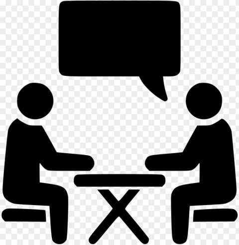 interview chat conversation job hire comments - face to face ico PNG free download transparent background