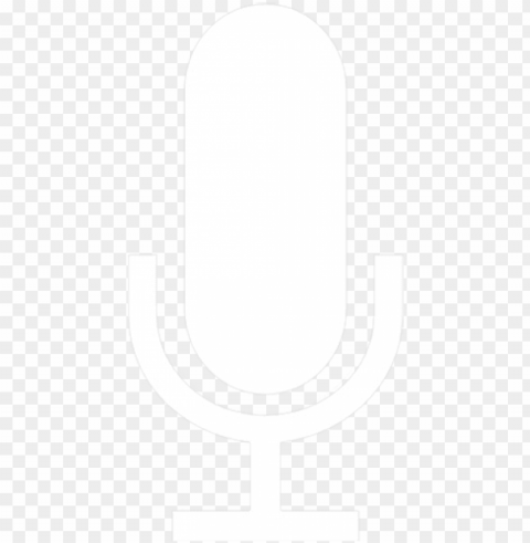 interview matchup guest icon microphone white - record icon white Isolated Character on Transparent Background PNG