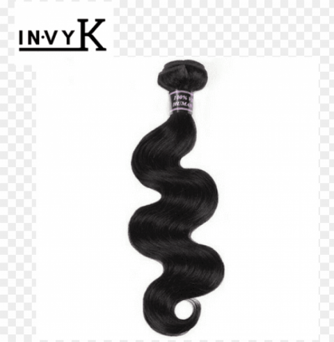 invyk soft quality indian body wave hair bundle - artificial hair integrations Isolated Graphic with Clear Background PNG