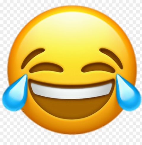 ios 10 crying laughing emoji Free PNG images with alpha channel variety